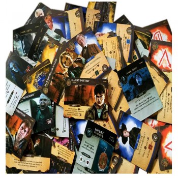 36 pcs/lot Harry Potter Collection Cards Harry Potter Voldemort Hermione Ron Death Eater Action Figure Card Kid Toy