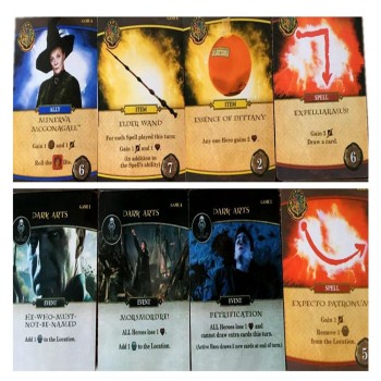 36 pcs/lot Harry Potter Collection Cards Harry Potter Voldemort Hermione Ron Death Eater Action Figure Card Kid Toy
