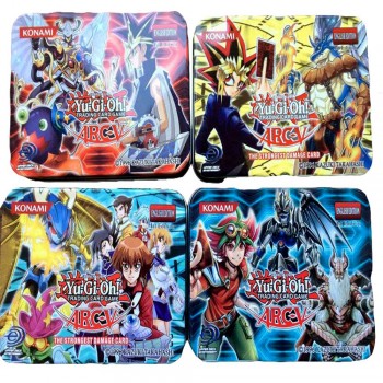 41 pcs/set Yugioh Game Collection Cards English Version Genuine Rare The Strongest Damage Metal Box Packing Kid Gift Toy
