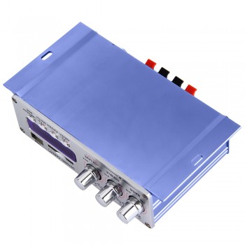 HY - 502 USB Car Stereo Power Amplifier Radio MP3 Speaker LED Hi-Fi 2 Channel Digital Display FM Audio Player CD DVD for moto