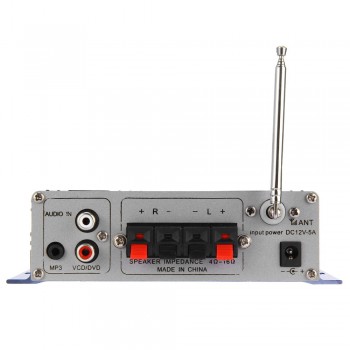HY - 502 USB Car Stereo Power Amplifier Radio MP3 Speaker LED Hi-Fi 2 Channel Digital Display FM Audio Player CD DVD for moto