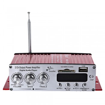 Kinter MA - 120 DC 12V Mini USB SD FM HiFi Stereo Audio Amplifier Supports FM SD Card Music Playing MP3 With Remote Control