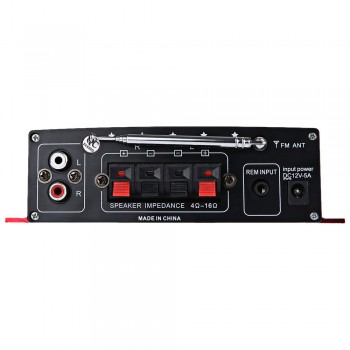 Kinter MA - 120 DC 12V Mini USB SD FM HiFi Stereo Audio Amplifier Supports FM SD Card Music Playing MP3 With Remote Control
