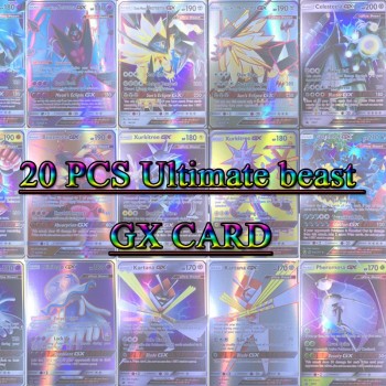12 Styles GX MEGA EX Shining Cards Pokeball Game Battle Cartoon Trading Cards Game Children Pikachu Toy For Kid Gift