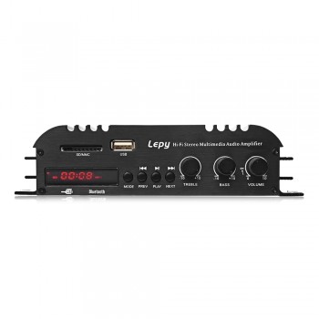 LP-269S HiFi Digital Stereo Bluetooth Amplifier US Plug 2 channel Powerful Sound Compatible With Car motorcycle Computer speaker