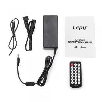 LP-269S HiFi Digital Stereo Bluetooth Amplifier US Plug 2 channel Powerful Sound Compatible With Car motorcycle Computer speaker