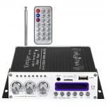 Kentiger V10 Bluetooth Hi-Fi Wireless Audio Amplifier Class-AB Stereo Super Bass Digital Display FM Car Amplifiers AUX input