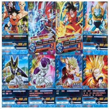 32 pcs/lot Anime Dragon Ball Z Collection Cards Super Saiyan Vegeta Goku Freeza Action Figure Card Kid Gift Toy