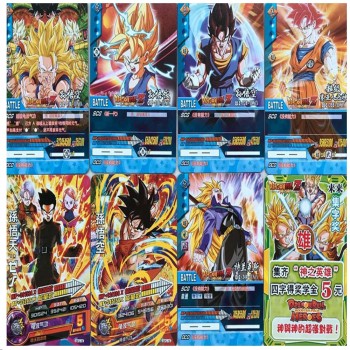 32 pcs/lot Anime Dragon Ball Z Collection Cards Super Saiyan Vegeta Goku Freeza Action Figure Card Kid Gift Toy