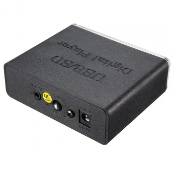 12V Universal Mini Car Motocycle Stereo Amplifier Bass Speaker LED USB / SD Digital Player MP3 with Remote Controller