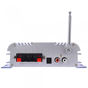 HY601 USB FM Audio 12V LED Car Stereo Amplifier Radio MP3 Speaker Hi-Fi 2 Channel Digital Display Power Play Support CD DVD