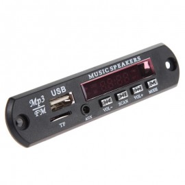 USB TF FM Radio with Remote Controller Auto Car Music MP3 WMA Decoder Board Panel 12V Automobiles Audio Decoder Board Module