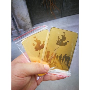 9PCS/hot Animation ONE PIECE Super Action Figures Golden Flash Cards Metal card Collection Card Kid Gift Toy