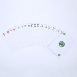 144pcs Chinese Mahjong Cards Education Funny Chinese Traditional Mahjong Game Collection Cards Toy for Party Play