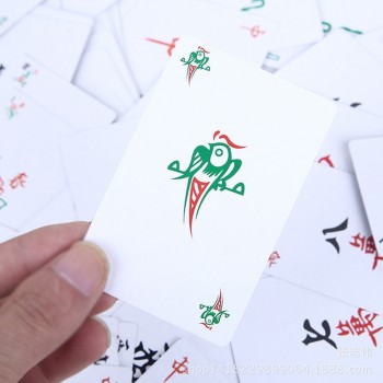 144pcs Chinese Mahjong Cards Education Funny Chinese Traditional Mahjong Game Collection Cards Toy for Party Play