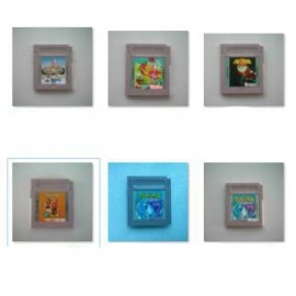 Wholesale 50pcs/lot PokemonSeries Collect Game Cartridge Card in English for 16 Bit Handheld Console Original Logo Shell Version