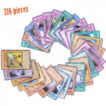 yugioh 216 pcs set with box yu gi oh anime Game Collection Cards kids boys toys for  Christmas Gift Toys