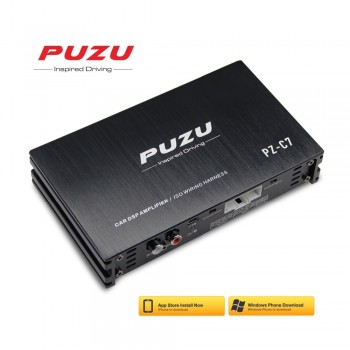 wiring harness 4X150W Car DSP amplifier with android Software app car radio sound upgrade digital audio signal processor