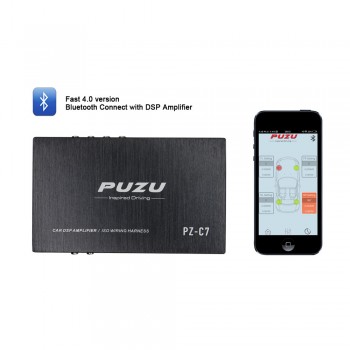 wiring harness 4X150W Car DSP amplifier with android Software app car radio sound upgrade digital audio signal processor