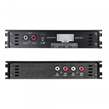 wiring harness 4X150W Car DSP amplifier with android Software app car radio sound upgrade digital audio signal processor