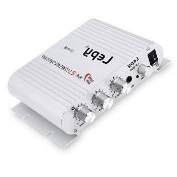 USB FM  CD MP3 Player   LP838  DC 12V 200W  mini  car  HI-FI digital amplifier  Stereo Bass Speaker  2.1 channel   small power