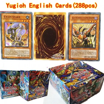 288pcs/set Anime Japan Yu Gi Oh Game Cards Collectible Card Toys For Boy Girls For Collection With Box Christmas Gift