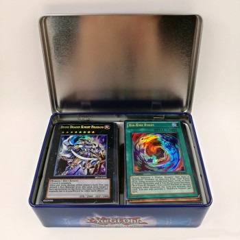 60pcs/set Yu Gi Oh Games Not repeating English Cards Game Collection Cards with metal box Toys For kids