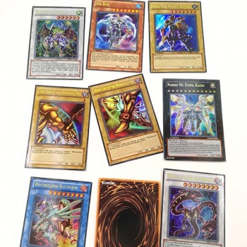 60pcs/set Yu Gi Oh Games Not repeating English Cards Game Collection Cards with metal box Toys For kids