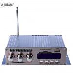 Kentiger HY-502S 2CH Bluetooth Hi-Fi Super Bass Output Power Amplifier FM AUX Aluminum With Remote Controller For Motorcycle