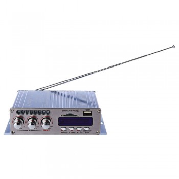 Kentiger HY-502S 2CH Bluetooth Hi-Fi Super Bass Output Power Amplifier FM AUX Aluminum With Remote Controller For Motorcycle
