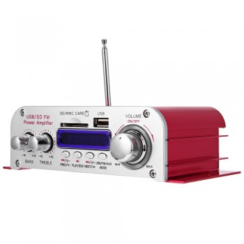 Hi-Fi Digital Auto Car Stereo Power Amplifier LED Sound Mode Audio Music Player Support USB MP3 DVD SD MMC FM
