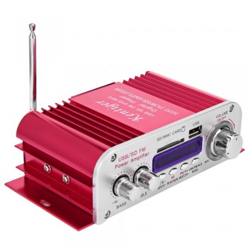 Hi-Fi Digital Auto Car Stereo Power Amplifier LED Sound Mode Audio Music Player Support USB MP3 DVD SD MMC FM