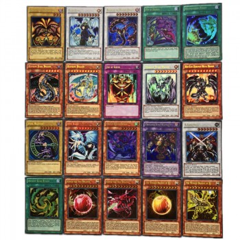 60PCS/Set Yugioh game CARDS against all flash CARDS rare card group iron box boy collection Christmas gifts