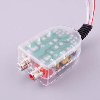 Adjustable Level Speaker High to Low Impedance Converter 2 Channel Line Out