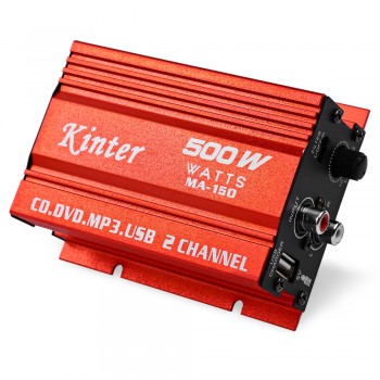 Kinter MA - 150 20W x 2 5V Mini Hi-Fi Stereo Digital Power Amplifier MP3 Car Audio Speaker For Car Motorcycle