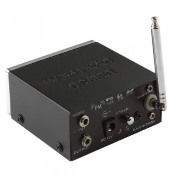 12V Digital Auto Car Power Amplifier amp; Audio MP3 Player with FM Radio 4-Electronic Keypad Support USB SD MMC Card + Remote