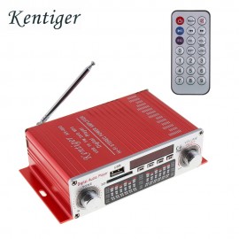 DC 12V HIFI Digital Car Power Amplifier FM Radio Stereo Audio Music Player Support SD USB MP3 DVD Input for Auto Motorcycle