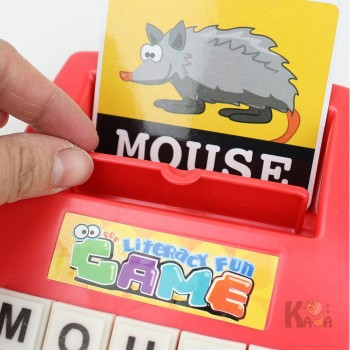 Children English Spelling Alphabet Letter Game Early Learning Educational Toy Kids English card machine game