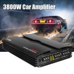 3800W RMS 4/3/2 Channel 12/24V Powerful 4Ohm Car Audio Power Amplifier Subwoofer Car Truck Stereo Amplifier Speaker