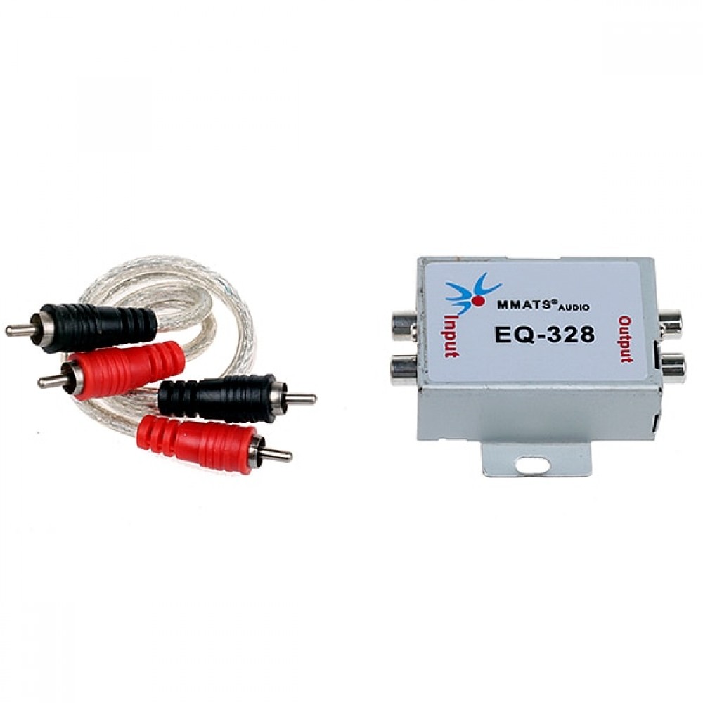 12V Vehicle Car Audio Amplifier Amp Noise Filter RCA Plug LOOP ISOLATOR for DVD Stereos Head Unit Speaker Sub