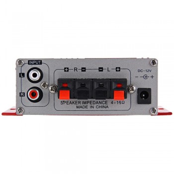 Car Amplifier HiFi Stereo Audio Sound MP3 CD DVD Music Amplifier 2 Channel Hi-Fi Stereo DC 12V for Automobile Cars
