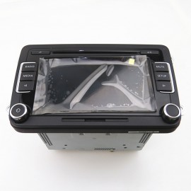 SCJYRXS Stereo Radio CD Player For Golf MK5 MK6 Touran Caddy Polo CC Passat B6 B7 English Version Support RGB Image RCD510