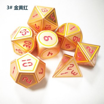 Dragons And Dungeons Originality TRPG Board Role-playing Games Dice Metal Game Dice DND Khonsu Lu Calling Run Group Shai