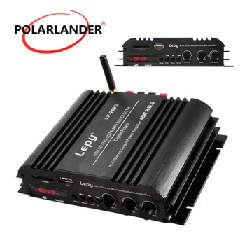 4CH output power amplifier 2X45W RMS  four channelUSB MP3 SD MMC FM Hi-Fi Mini car auto vehicle Amplifier WITHOUT Power Cable