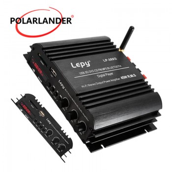 4CH output power amplifier 2X45W RMS  four channelUSB MP3 SD MMC FM Hi-Fi Mini car auto vehicle Amplifier WITHOUT Power Cable