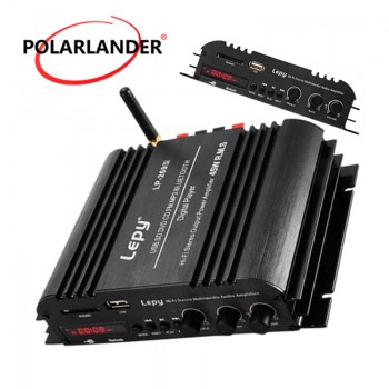 4CH output power amplifier 2X45W RMS  four channelUSB MP3 SD MMC FM Hi-Fi Mini car auto vehicle Amplifier WITHOUT Power Cable