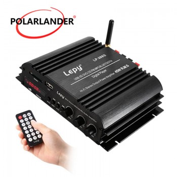4CH output power amplifier 2X45W RMS  four channelUSB MP3 SD MMC FM Hi-Fi Mini car auto vehicle Amplifier WITHOUT Power Cable