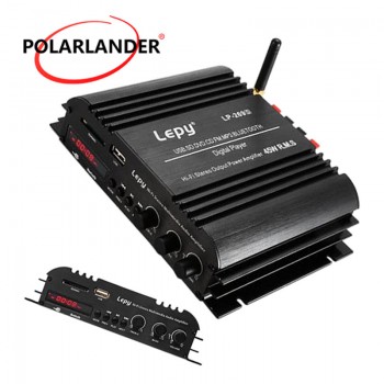 4CH output power amplifier 2X45W RMS  four channelUSB MP3 SD MMC FM Hi-Fi Mini car auto vehicle Amplifier WITHOUT Power Cable