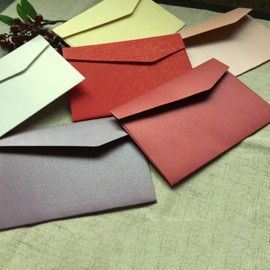 100pcs/lot DIY 17.5*12.5cm 250g Pearlescent Paper Card High-grade Wedding Color Retro Golding Envelope Toy A181