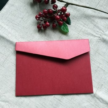 100pcs/lot DIY 17.5*12.5cm 250g Pearlescent Paper Card High-grade Wedding Color Retro Golding Envelope Toy A181